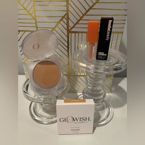 HUDA BEAUTY GloWish Powder and Color Corrector Set - NIB